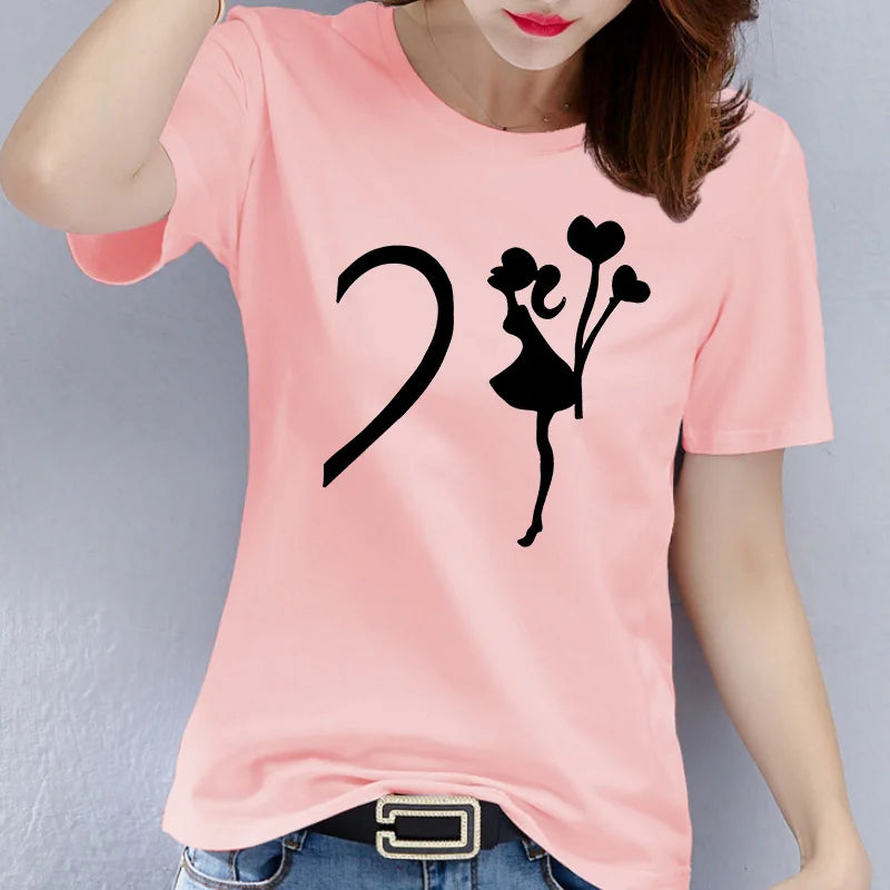 t-shirt saint-valentin original pour couple  tendance
