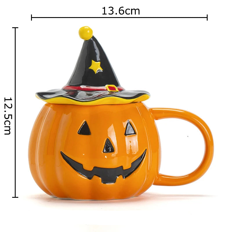 tasse citrouille à chapeau