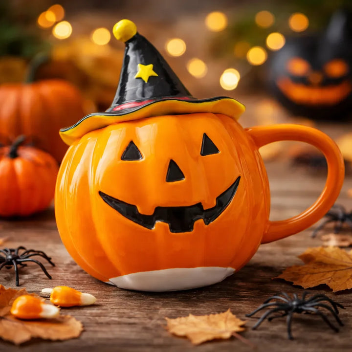 tasse citrouille à chapeau original magique