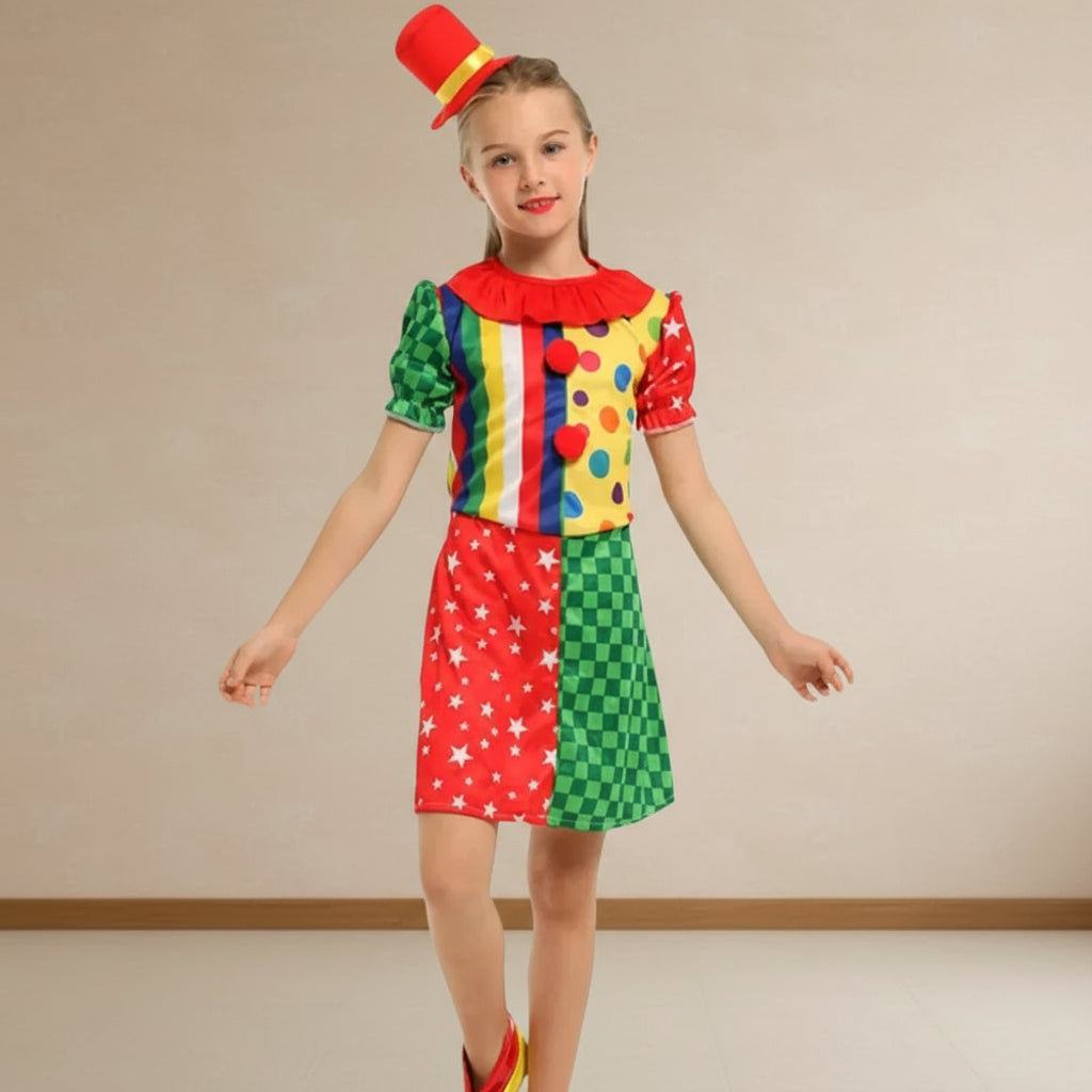 Robe Thème Clown Fille