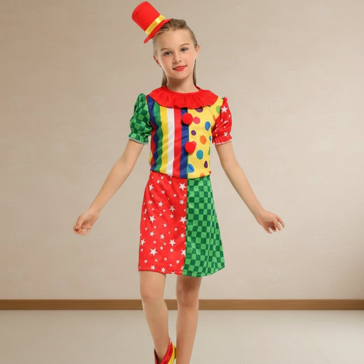 Robe Thème Clown Fille