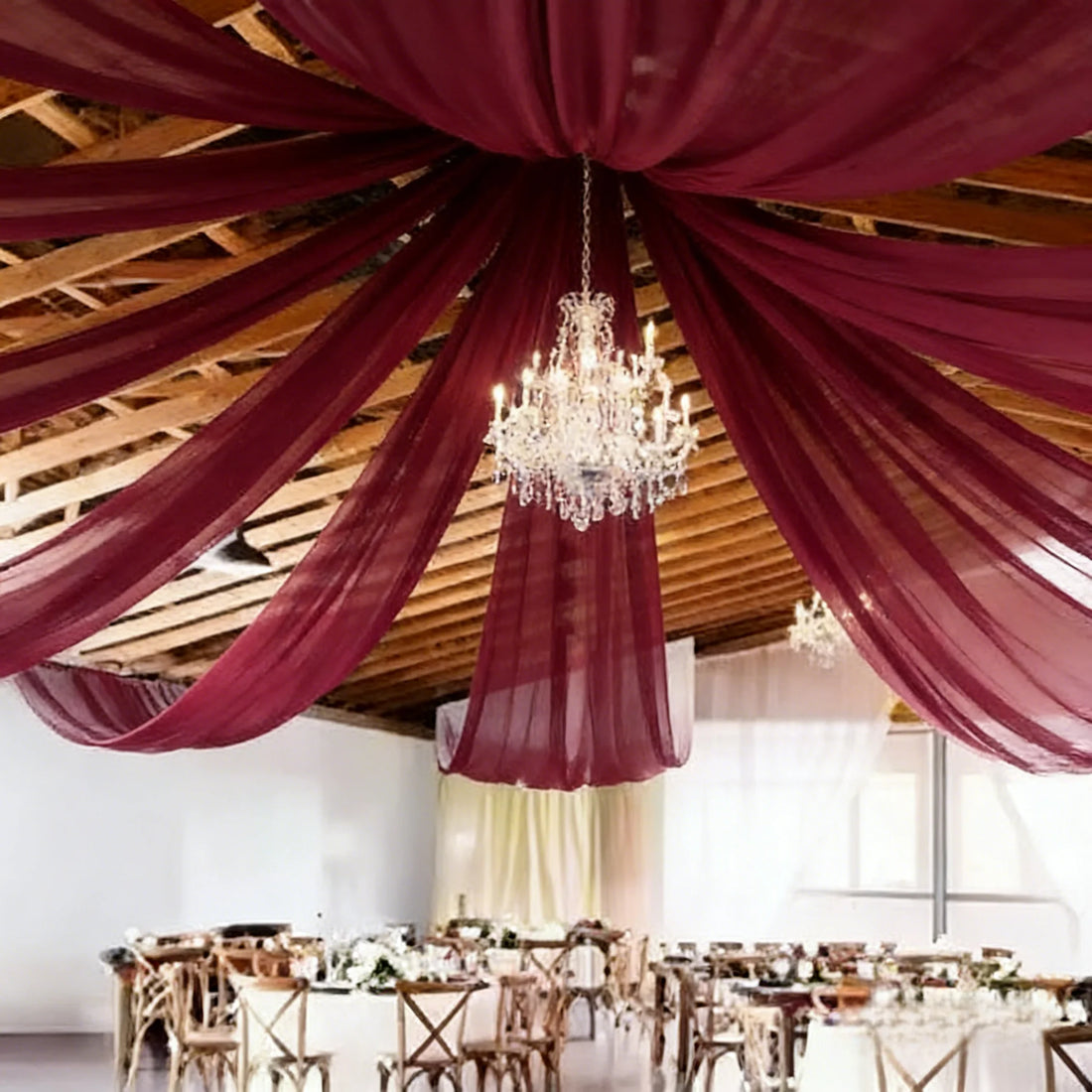 voilage mariage bordeaux en tulle